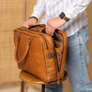 
Boston Vollnarbenleder-Laptoptasche – alternate product view 3
