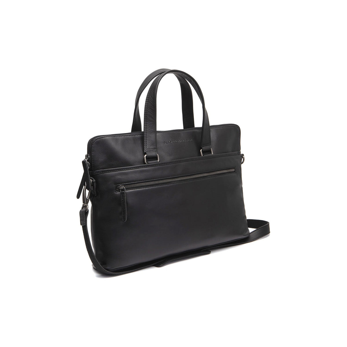 
Elvas Vollnarbenleder-Laptoptasche aus klassischem 100% Vollnarbenleder - Full Exterior Vorderansicht & maßgeschneiderte Silhouette | Online Kaufen