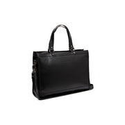 Manly Full-Grain Leather Laptop Bag für Damen in Classic 100% Full-Grain Leather - Full Exterior Front Profile View | Online Kaufen