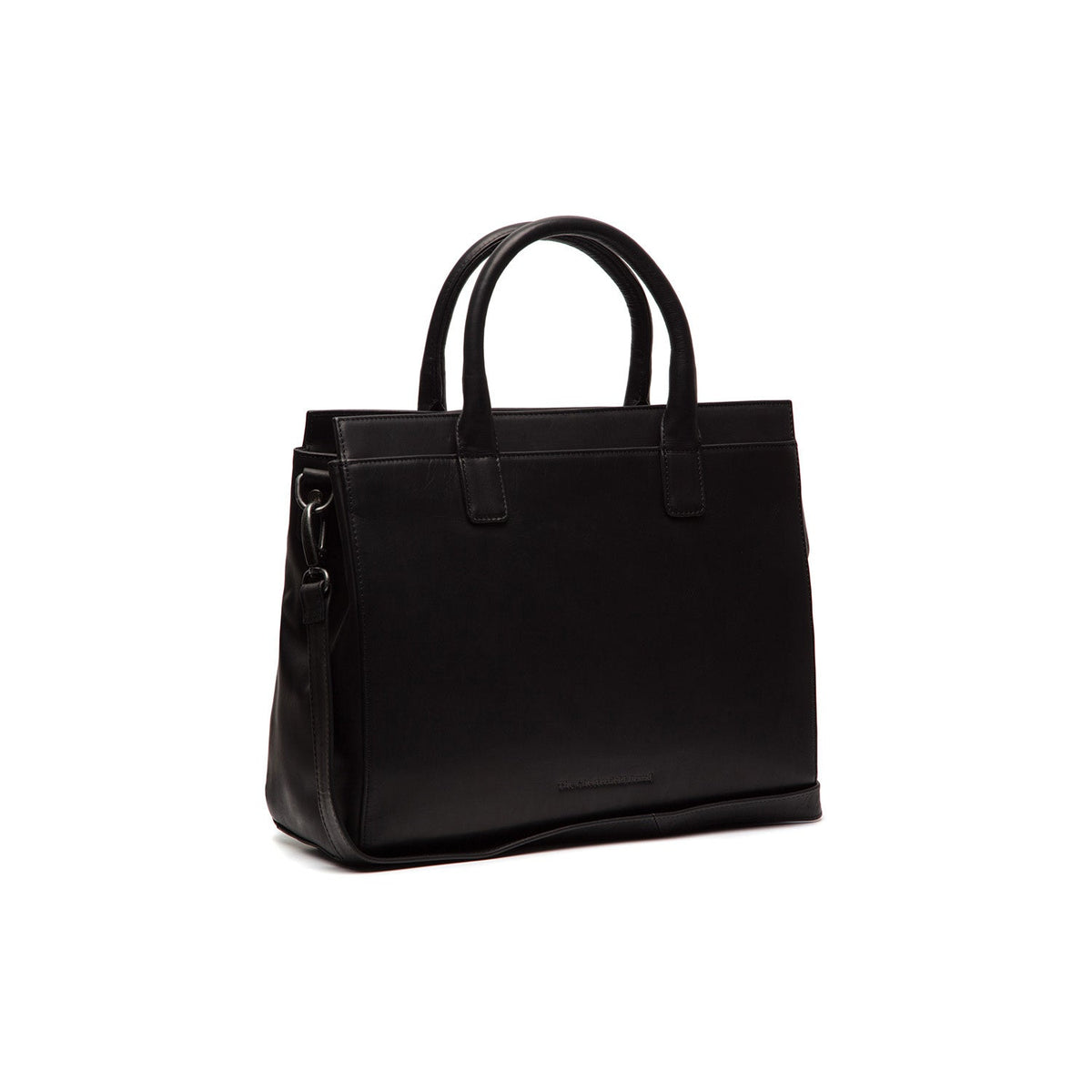 Rivera Full-Grain Leather Laptop Bag aus klassischem 100% Vollnarbenleder - Full Exterior Vorderansicht & maßgeschneiderte Silhouette | Online Kaufen