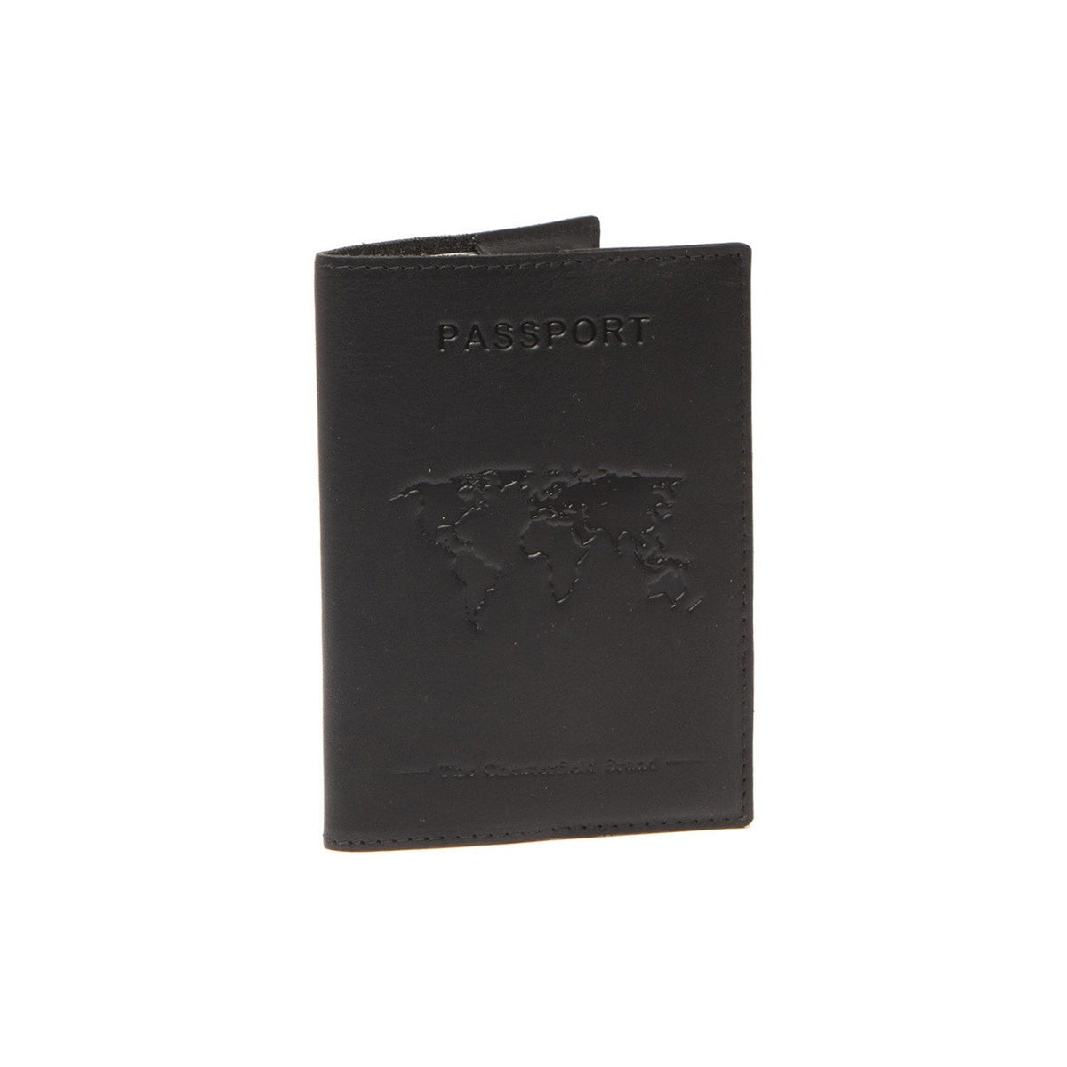 Leather Passport Case für Damen in Classic 100% Full-Grain Leather - Vorderansicht &amp; maßgeschneiderte Silhouette | Online Kaufen
