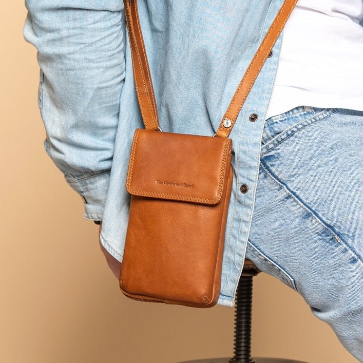 Langley Full-Grain Leather Phone Bag für Damen – Zusätzliche Produktansicht 2