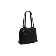 Belgrado Full-Grain Leather Shoulder Bag für Damen in Classic 100% Full-Grain Leather - Full Exterior Front Profile View | Online Kaufen