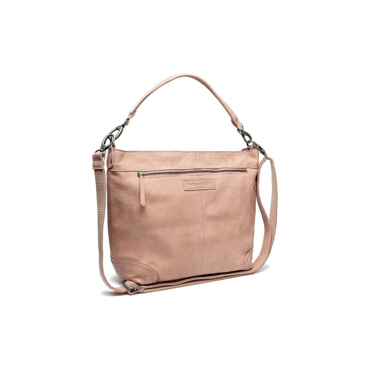Bolivia Full-Grain Leather Shoulder Bag für Damen in Classic 100% Full-Grain Leather - Full Exterior Front Profile View | Online Kaufen