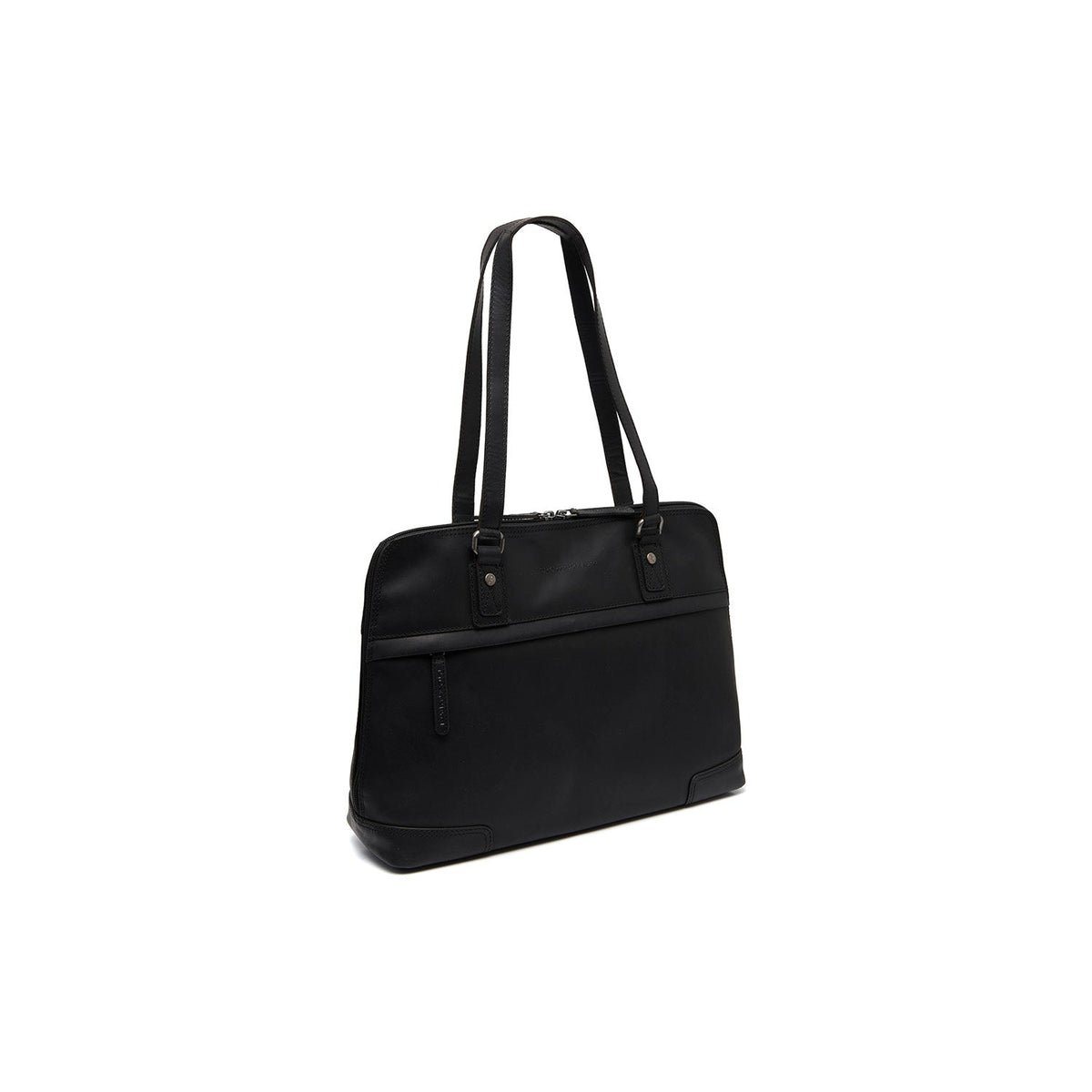 Branson Full-Grain Leather Shoulder Bag für Damen in Classic 100% Full-Grain Leather - Full Exterior Front Profile View | Online Kaufen