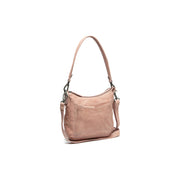 
Caroline Vollnarbenleder-Schultertasche aus klassischem 100% Vollnarbenleder - Full Exterior Vorderansicht & maßgeschneiderte Silhouette | Online Kaufen