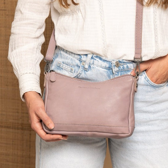 Irving Full-Grain Leather Shoulder Bag für Damen – Zusätzliche Produktansicht 2
