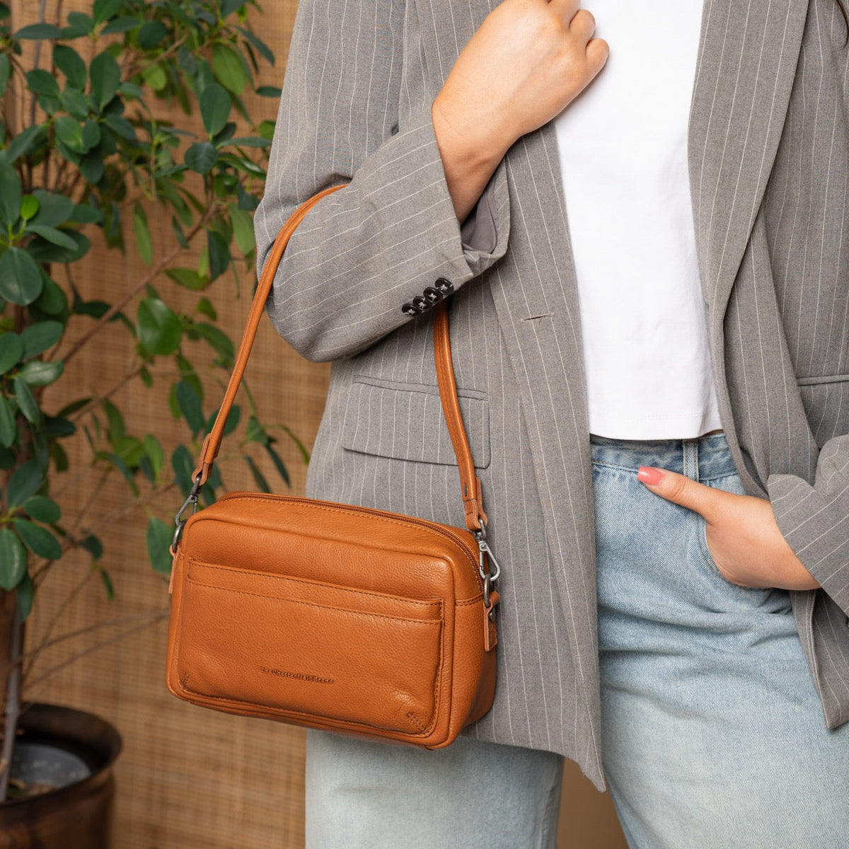 Liora Full-Grain Leather Shoulder Bag für Damen – Zusätzliche Produktansicht 3