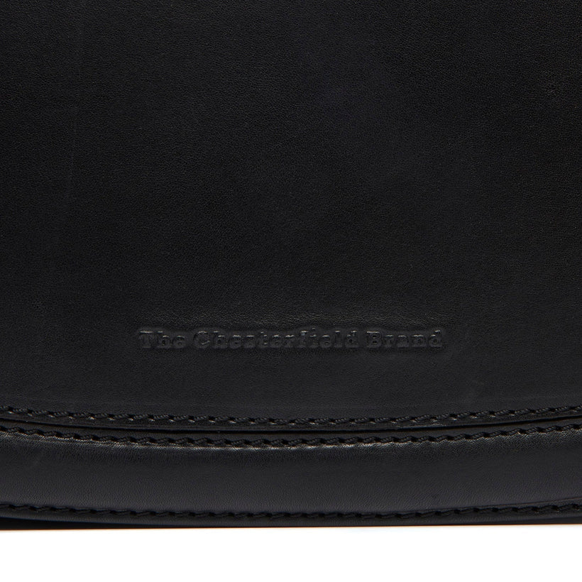 Lizzola Vollnarbenleder-Schultertasche