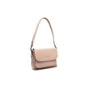 Miloa Full-Grain Leather Shoulder Bag für Damen in Classic 100% Full-Grain Leather - Full Exterior Front Profile View | Online Kaufen