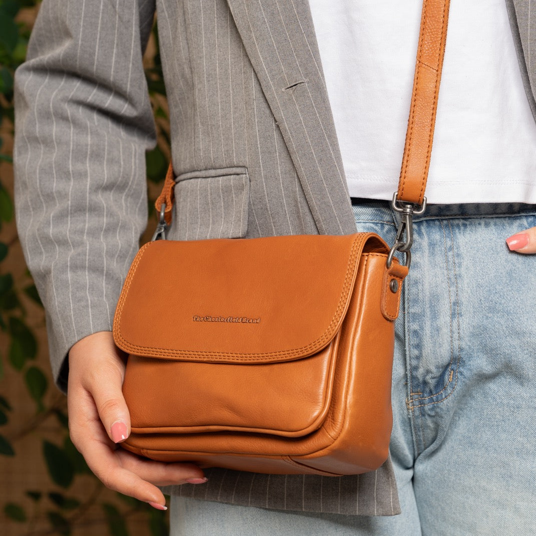 Miloa Full-Grain Leather Shoulder Bag für Damen – Zusätzliche Produktansicht 2