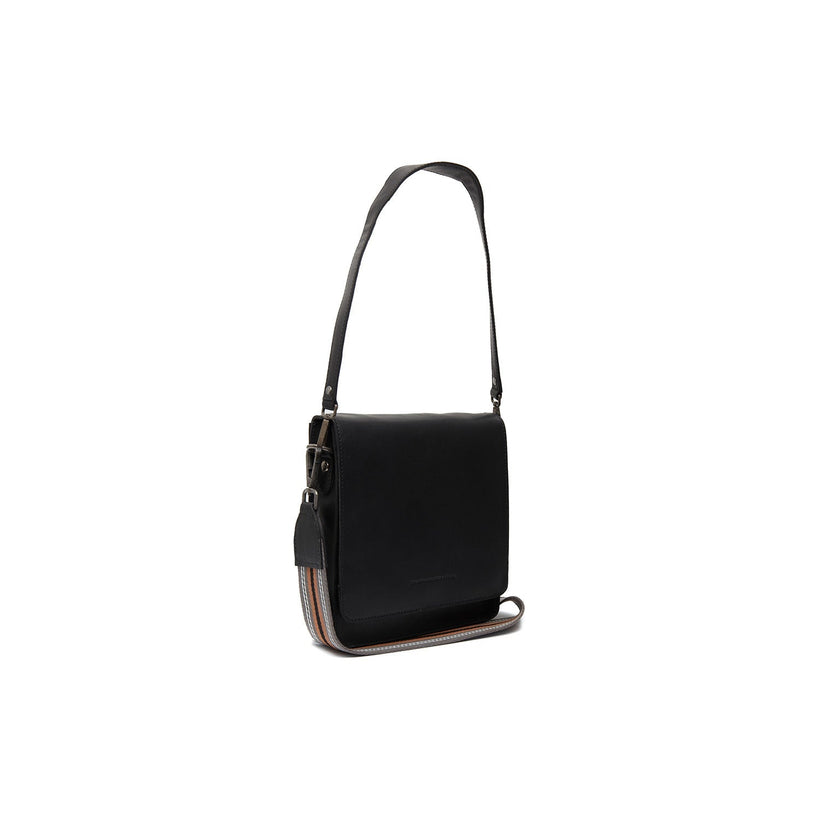 Osuna Full-Grain Leather Shoulder Bag in Classic 100% Full-Grain Leather - Full Exterior Front Profile View | Buy Online