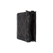 Osuna Full-Grain Leather Shoulder Bag für Damen - Structured Side Profile Showing Gusset Depth &amp; Expansion Capacity