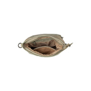 Solid Antique Brass Hardware &amp; Heavy-Duty Dual Zipper Detail on Sintra Full-Grain Leather Shoulder Bag für Damen