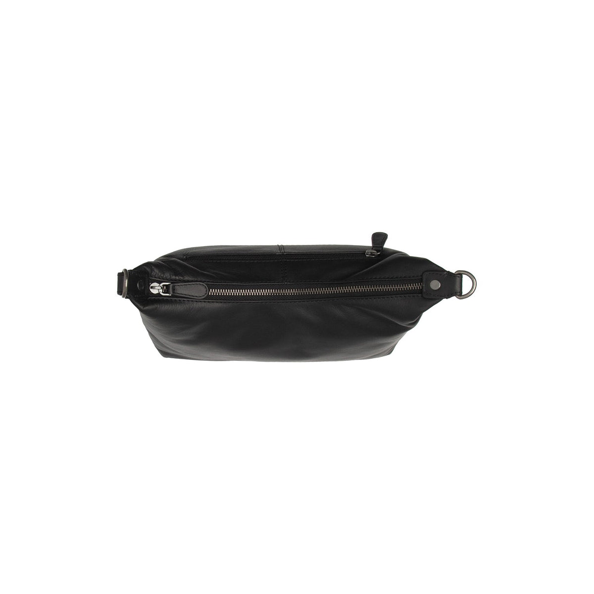 Skara Full-Grain Leather Shoulder Bag für Damen - Structured Side Profile Showing Gusset Depth &amp; Expansion Capacity