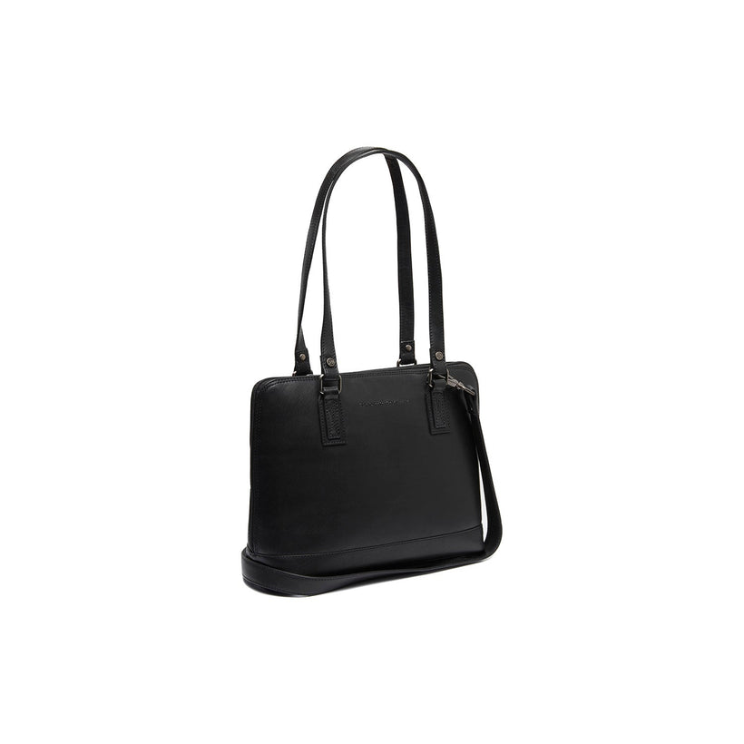 Viamonte Vollnarbenleder-Schultertasche