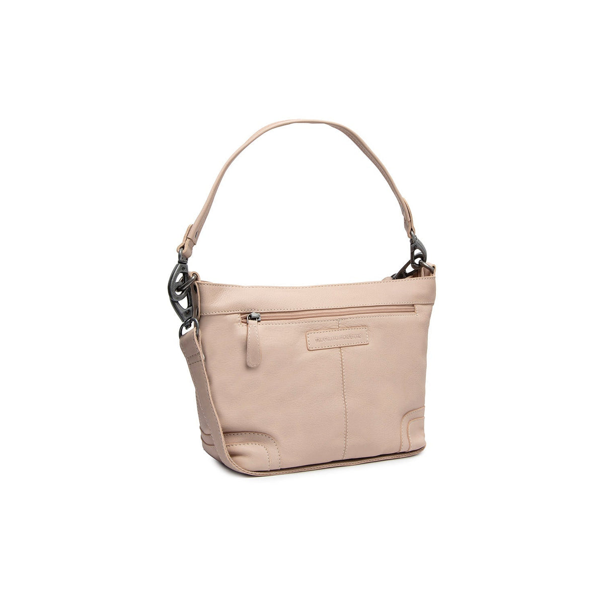 
Zarita Vollnarbenleder-Schultertasche aus klassischem 100% Vollnarbenleder - Full Exterior Vorderansicht & maßgeschneiderte Silhouette | Online Kaufen