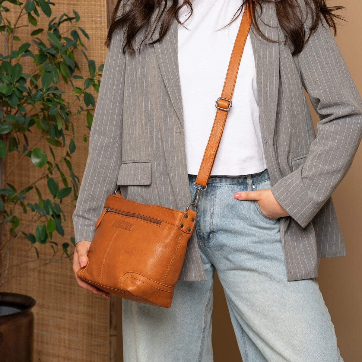
Zarita Vollnarbenleder-Schultertasche – alternate product view 3