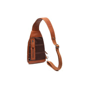 Cognac Leather Sling Bag Bowey für Damen, detail view 6