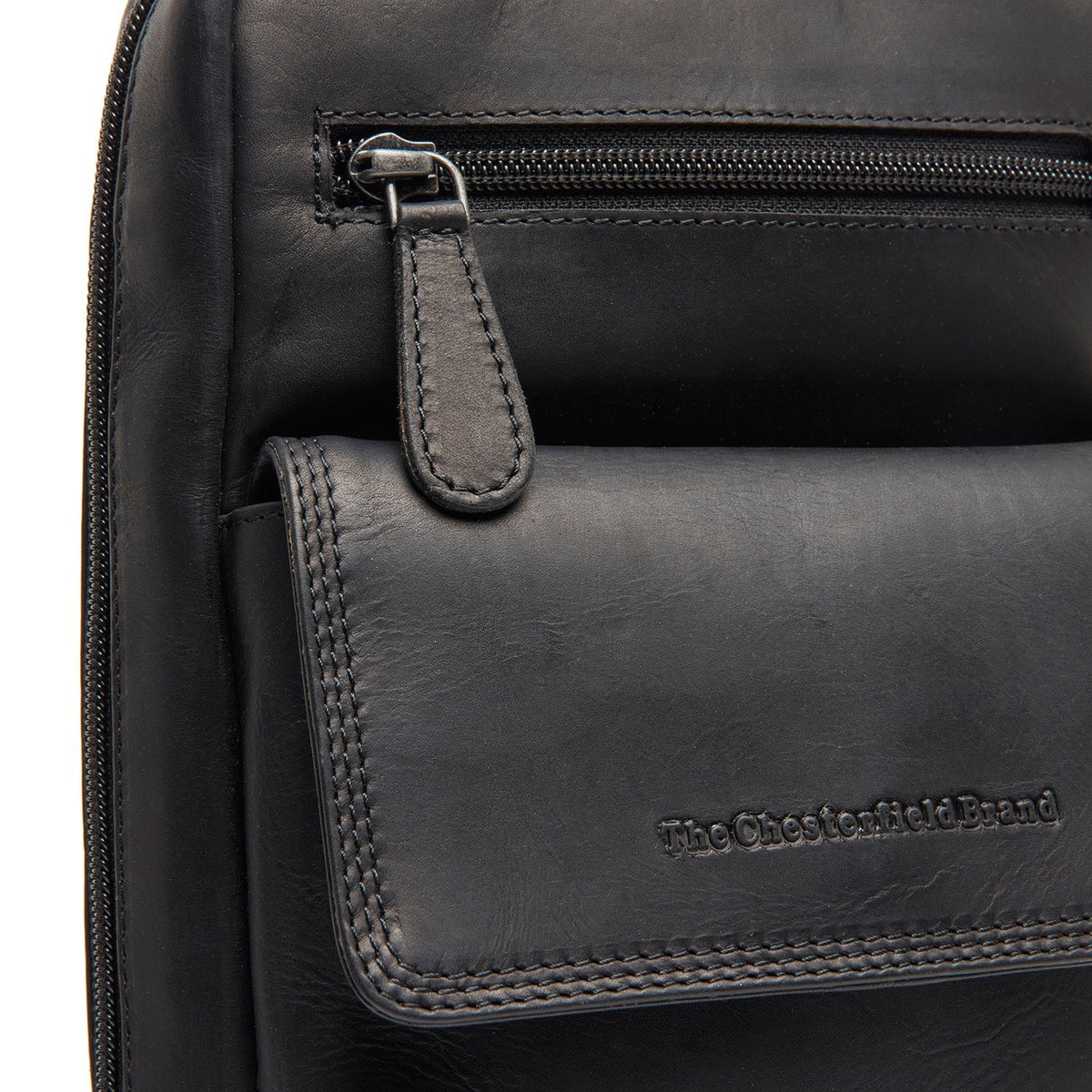 Leather Sling Bag Turelle für Damen - Structured Side Profile Showing Gusset Depth &amp; Expansion Capacity