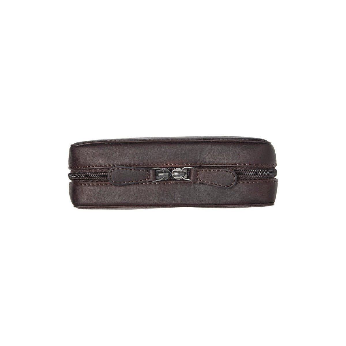 Brown Leather Tech-Organizer Ardan für Damen, detail view 3