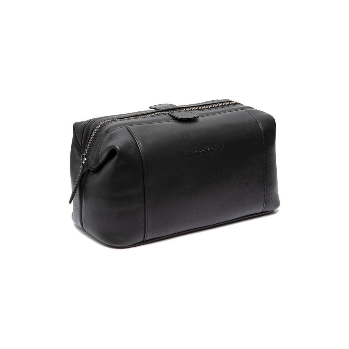 Biassa Full-Grain Leather Toiletry Bag für Damen in Classic 100% Full-Grain Leather - Vorderansicht &amp; maßgeschneiderte Silhouette | Online Kaufen