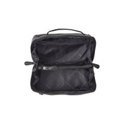 Elmia Full-Grain Leather Toiletry Bag für Damen - Seitenansicht mit ergonomischem Ärmelschnitt