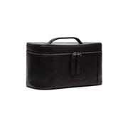 Limone Full-Grain Leather Toiletry Bag für Damen in Classic 100% Full-Grain Leather - Vorderansicht &amp; maßgeschneiderte Silhouette | Online Kaufen