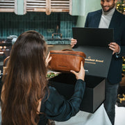Limone Full-Grain Leather Toiletry Bag für Damen – Zusätzliche Produktansicht 3