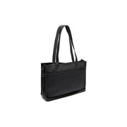 Adana Full-Grain Leather Tote Bag für Damen in Classic 100% Full-Grain Leather - Full Exterior Front Profile View | Online Kaufen