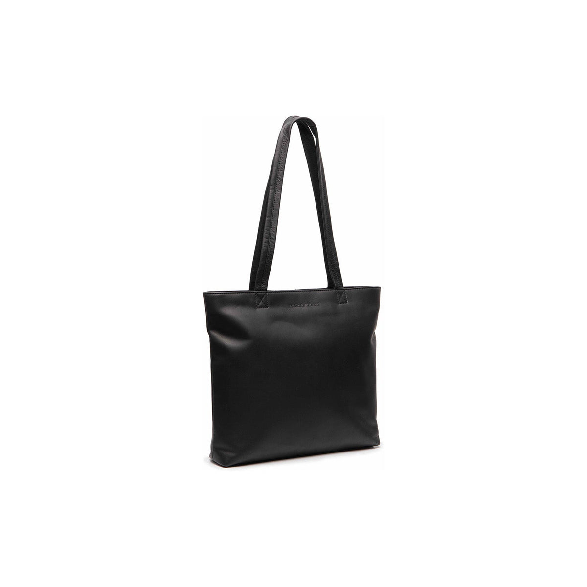 Alveron Full-Grain Leather Tote Bag für Damen in Classic 100% Full-Grain Leather - Full Exterior Front Profile View | Online Kaufen