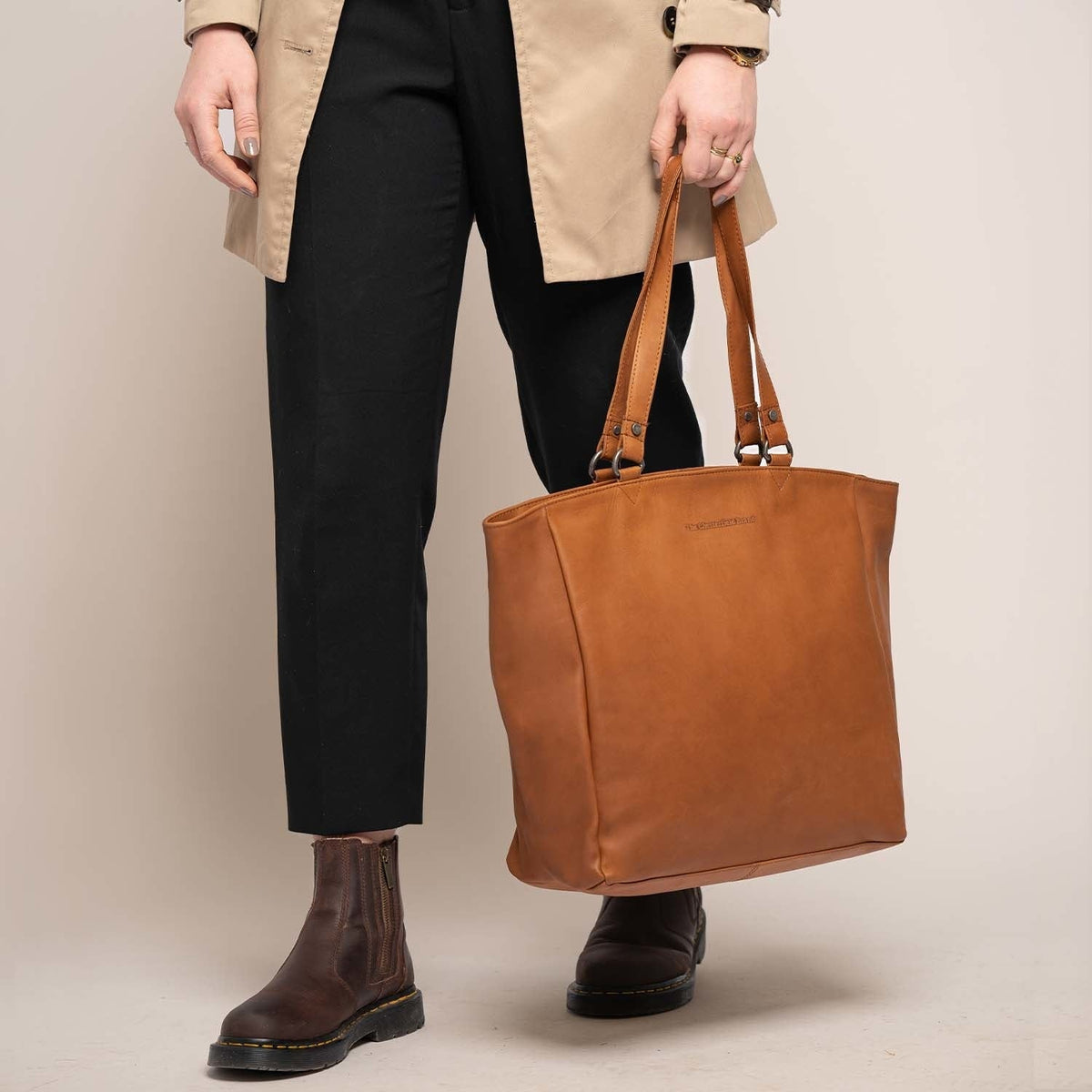 
Berlin Vollnarbenleder-Shopper – alternate product view 3