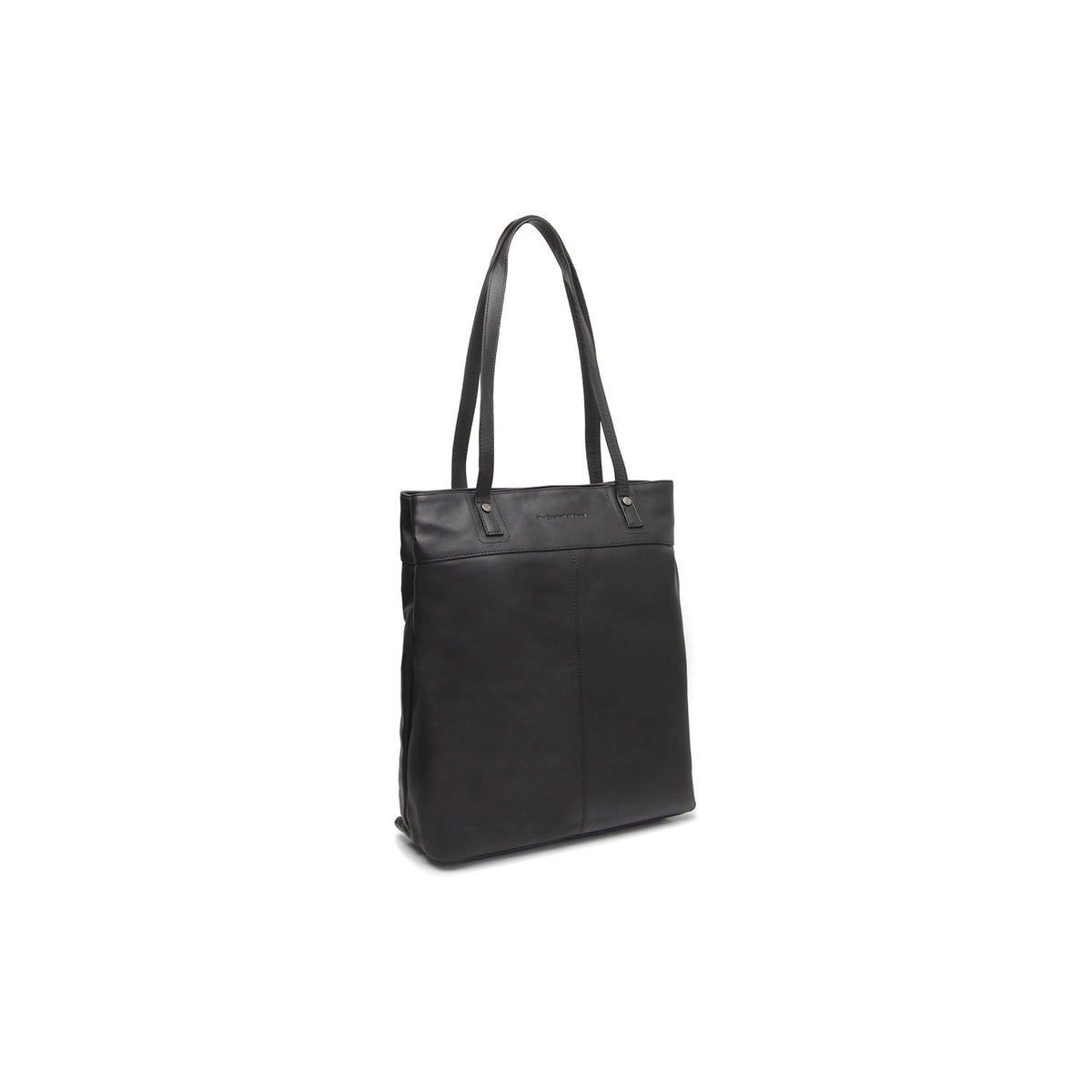 Solvia Full-Grain Leather Tote Bag für Damen in Classic 100% Full-Grain Leather - Full Exterior Front Profile View | Online Kaufen