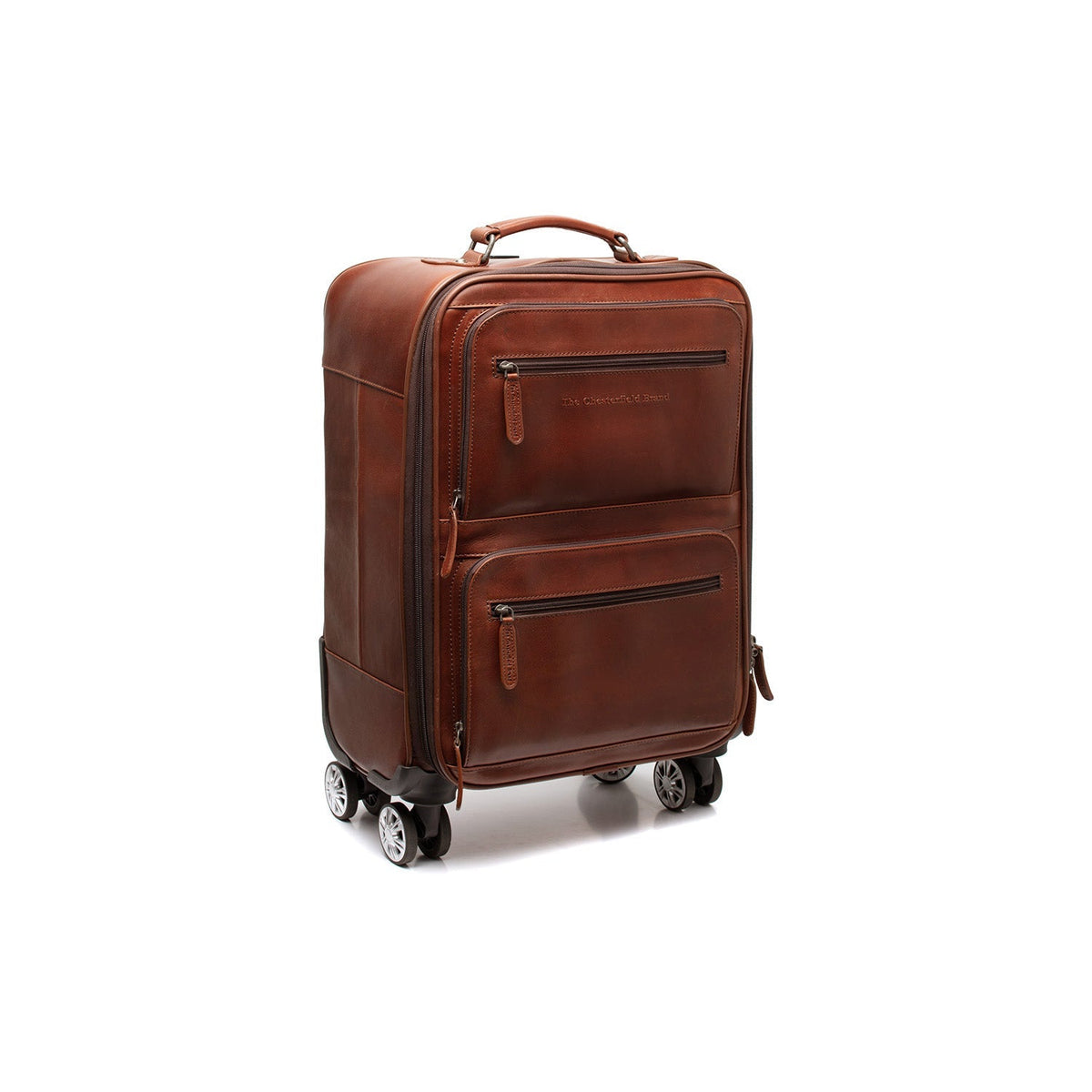 Cognac Leather Trolley San Marino für Damen, detail view 8