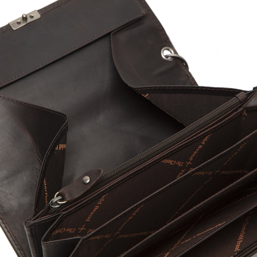 Bora Full-Grain Leather Waiter Wallet für Damen