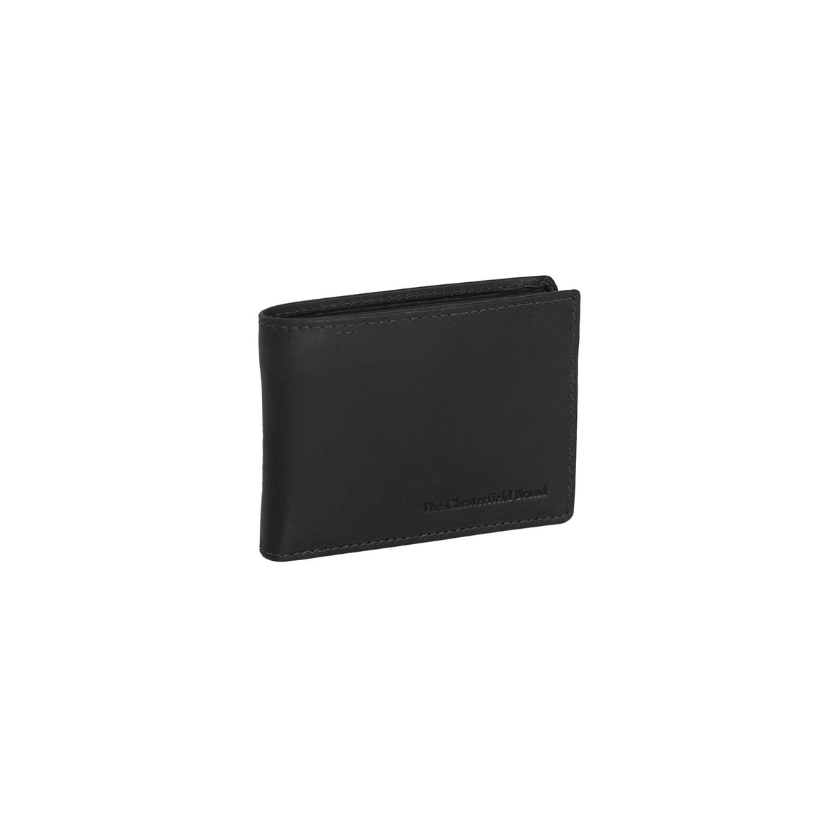 Enzo Full-Grain Ledergeldbörse für Herren in Classic 100% Full-Grain Leather - Full Exterior Front Profile View | Online Kaufen