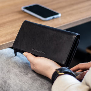Hampton Full-Grain Ledergeldbörse für Damen