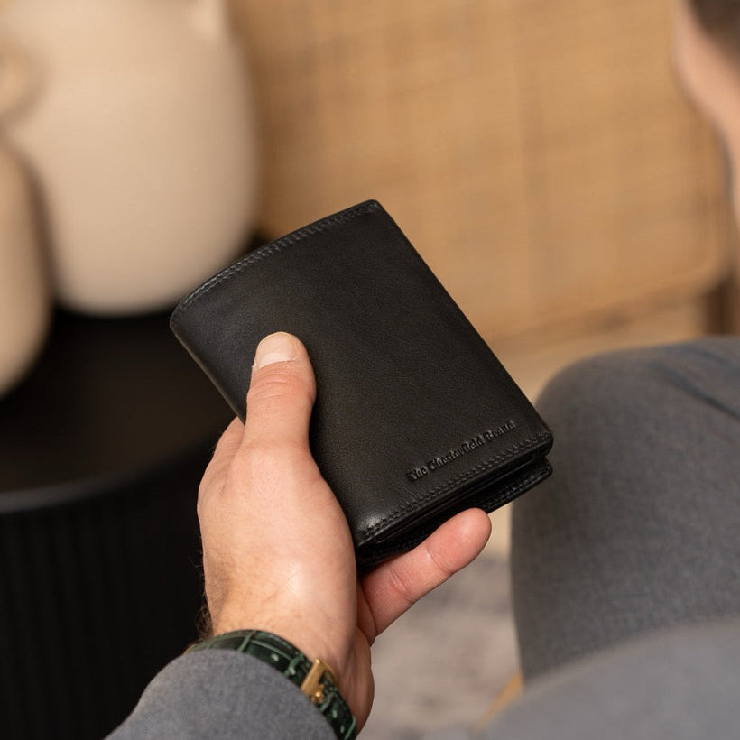 Leroy Full-Grain Ledergeldbörse für Herren