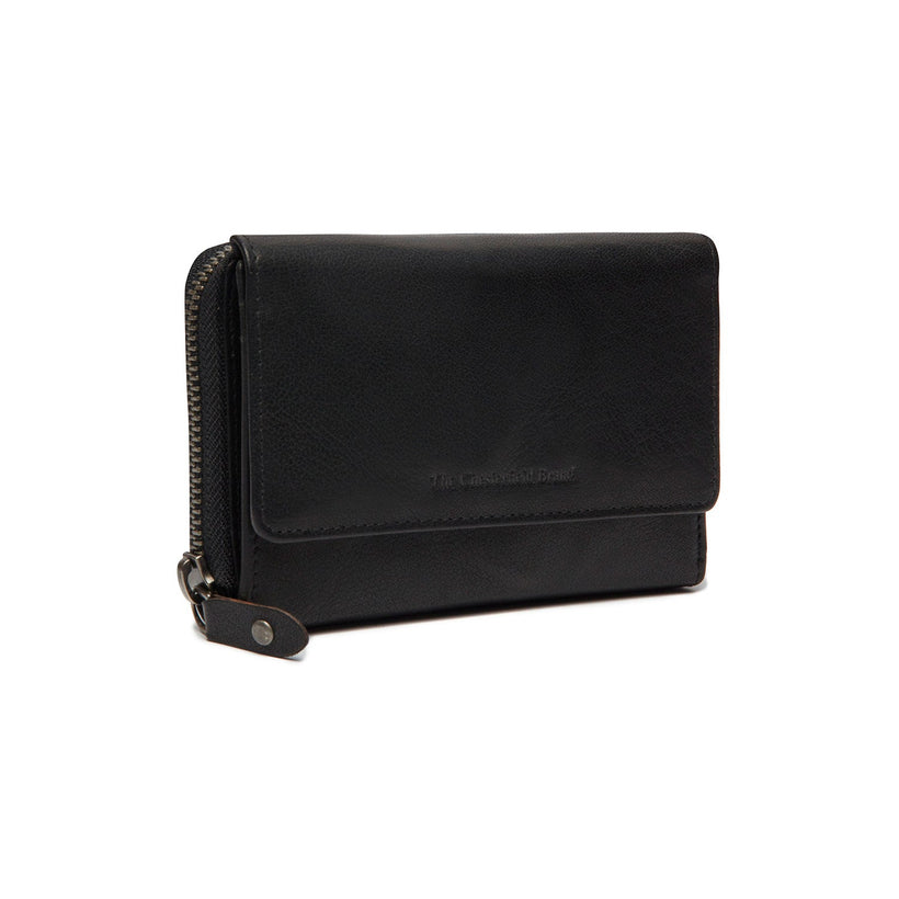 Rhodos Full-Grain Leather Wallet in Classic 100% Full-Grain Leather - Full Exterior Front Profile View | Buy Online
