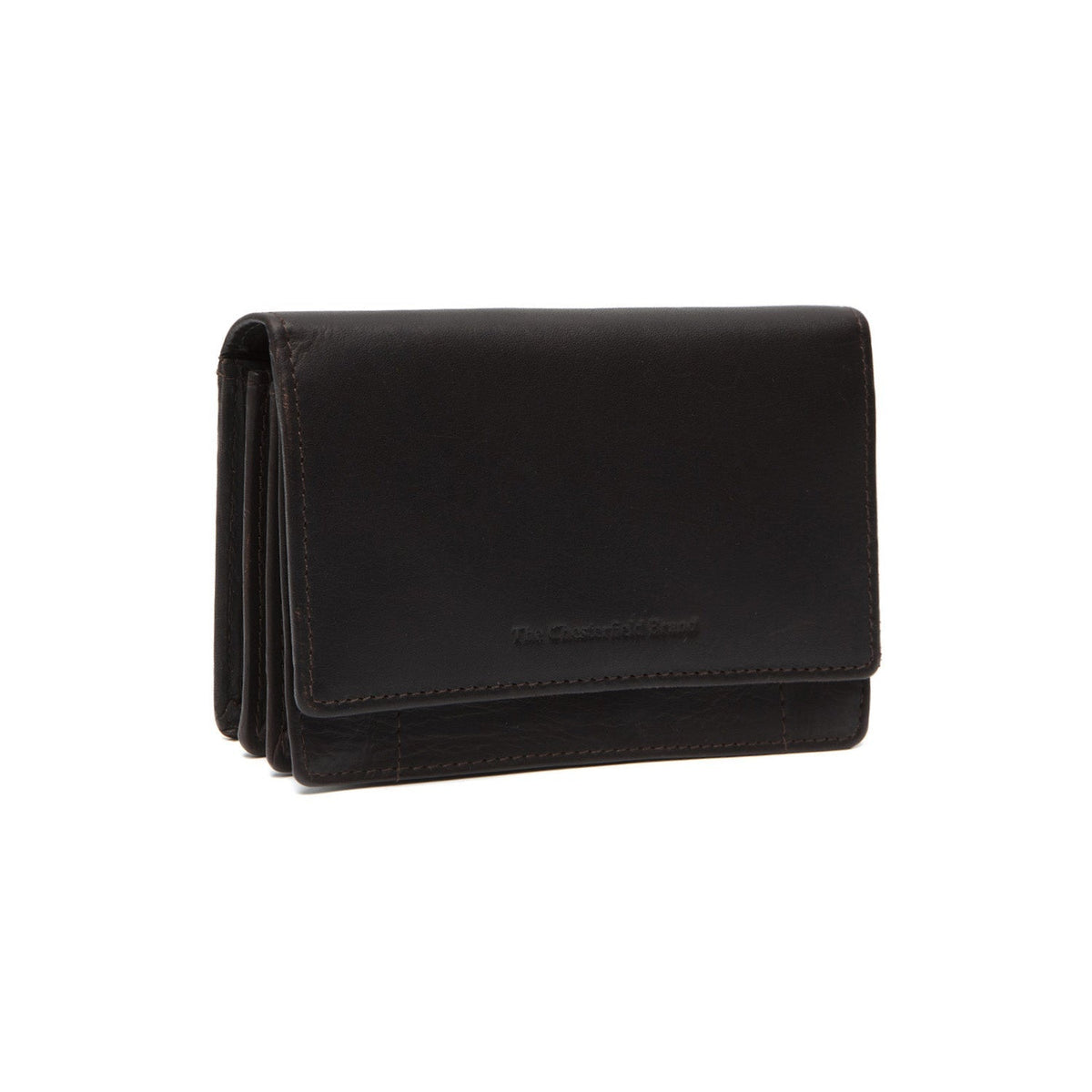Salzburg Full-Grain Ledergeldbörse für Damen in Classic 100% Full-Grain Leather - Full Exterior Front Profile View | Online Kaufen