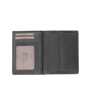 
Classic 100% Full-Grain leather Wallet - Rückansicht mit verstärkten Lederträgern & handwerklichen Nähten