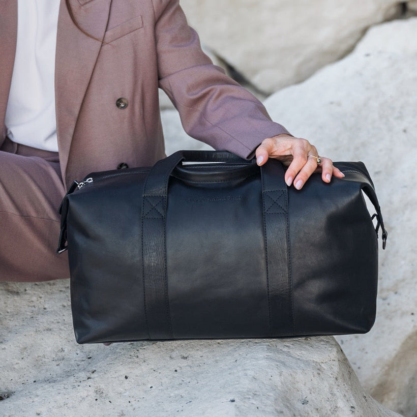 Conor Full-Grain Leather Weekender Bag für Damen