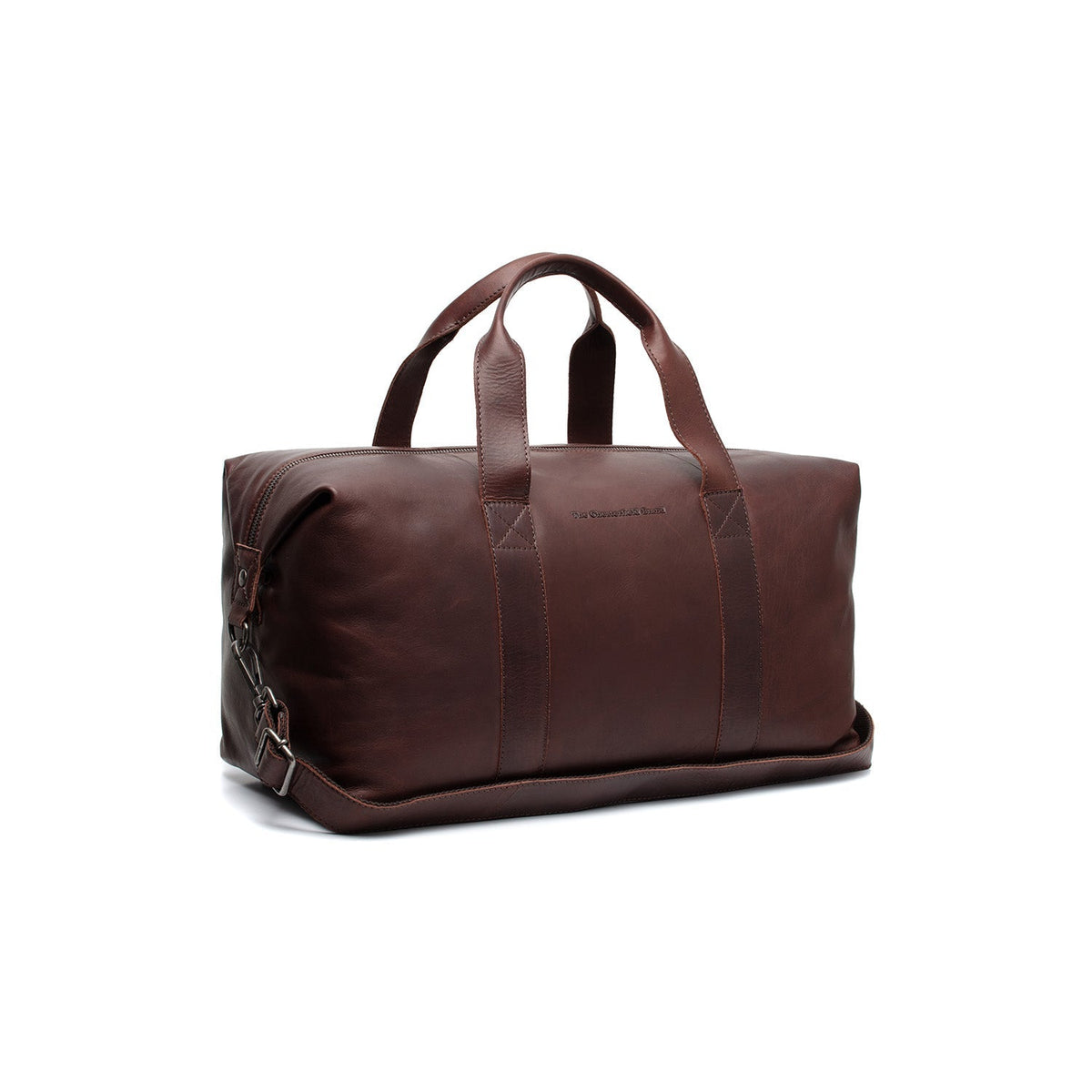 
Brown Leather Weekender Bag Conor, front view