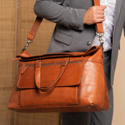Lazio Full-Grain Leather Weekender Bag für Damen – Zusätzliche Produktansicht 2