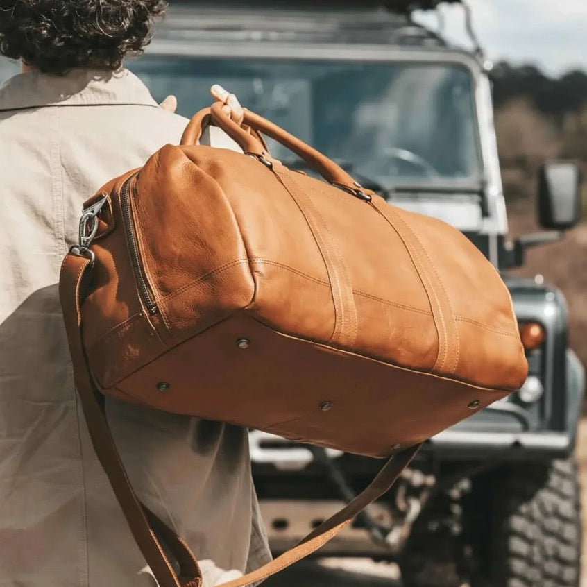 Melbourne Full-Grain Leather Weekender Bag für Damen – Zusätzliche Produktansicht 2