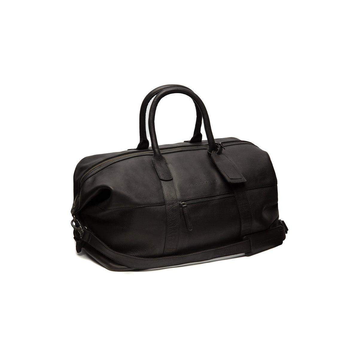 
Portsmouth Vollnarbenleder-Weekender-Reisetasche aus klassischem 100% Vollnarbenleder - Full Exterior Vorderansicht & maßgeschneiderte Silhouette | Online Kaufen