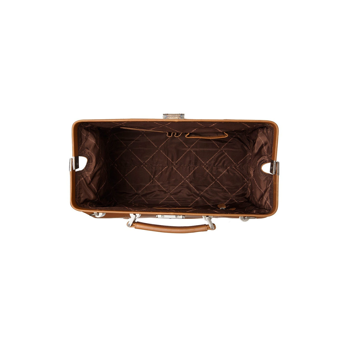 Solid Antique Brass Hardware &amp; Heavy-Duty Dual Zipper Detail on Texel Full-Grain Leather Weekender Bag für Damen