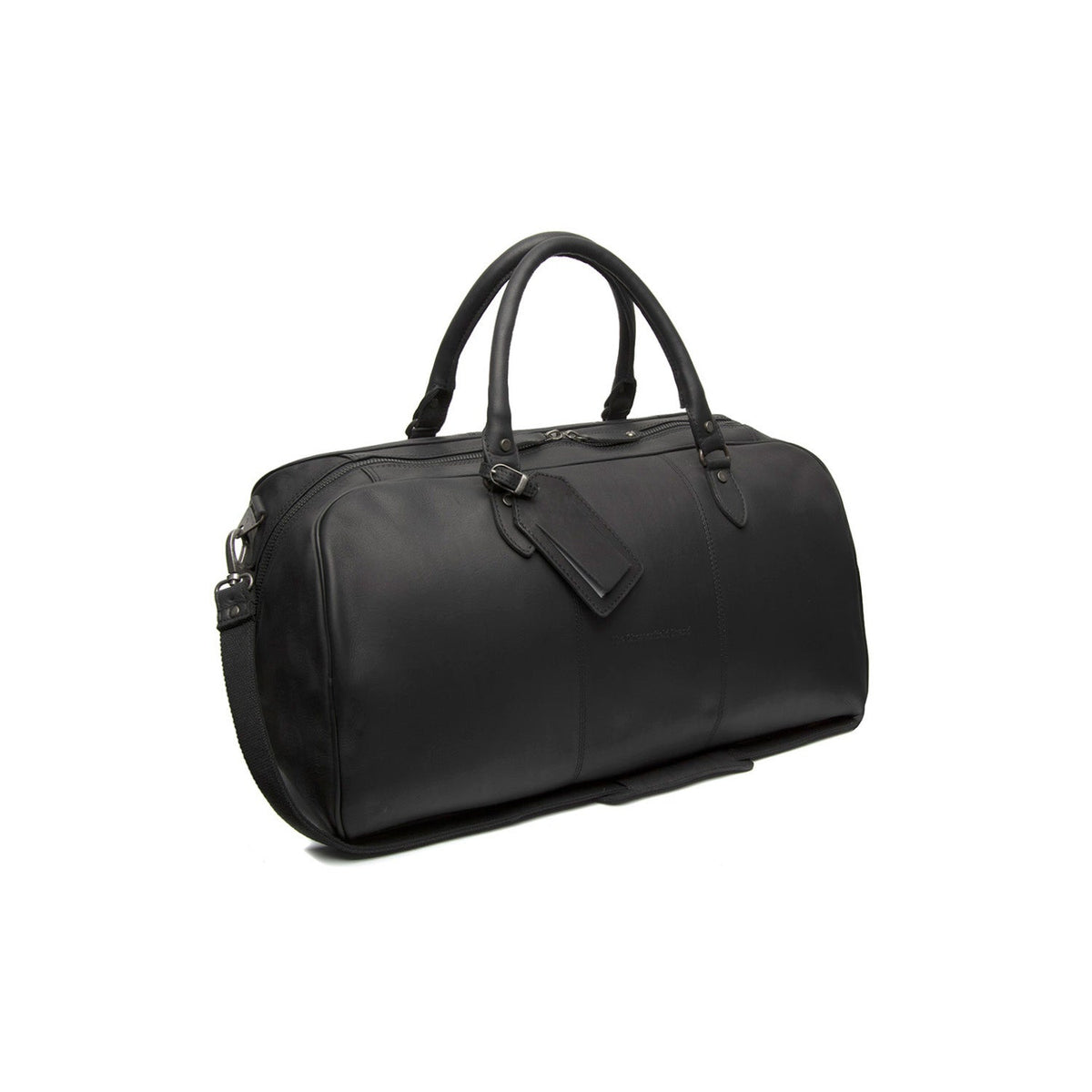 
William Vollnarbenleder-Weekender-Reisetasche aus klassischem 100% Vollnarbenleder - Full Exterior Vorderansicht & maßgeschneiderte Silhouette | Online Kaufen