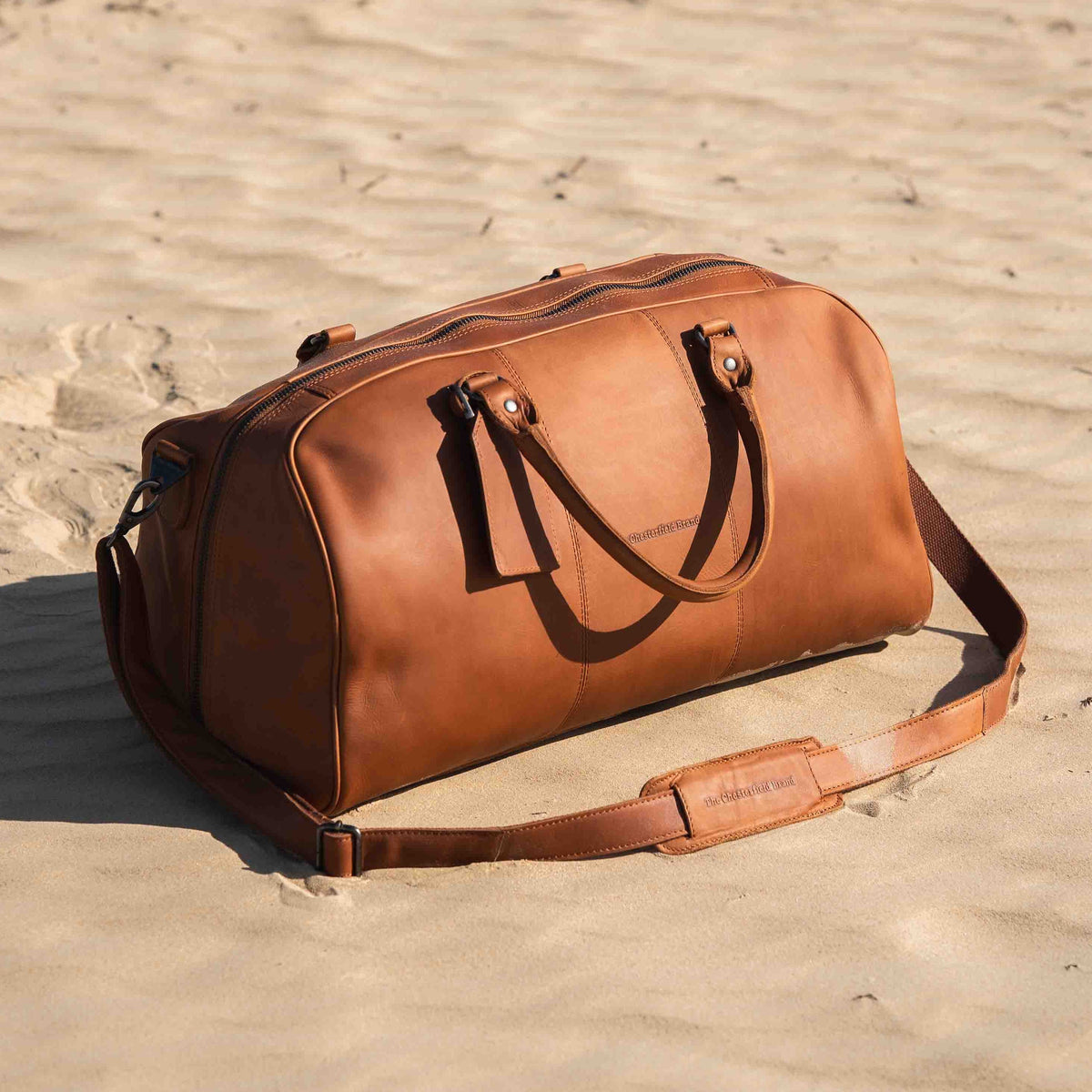 
William Vollnarbenleder-Weekender-Reisetasche – alternate product view 3