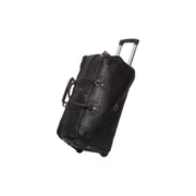 Leather Weekender Trolley Jayven für Damen in Classic 100% Full-Grain Leather - Full Exterior Front Profile View | Online Kaufen